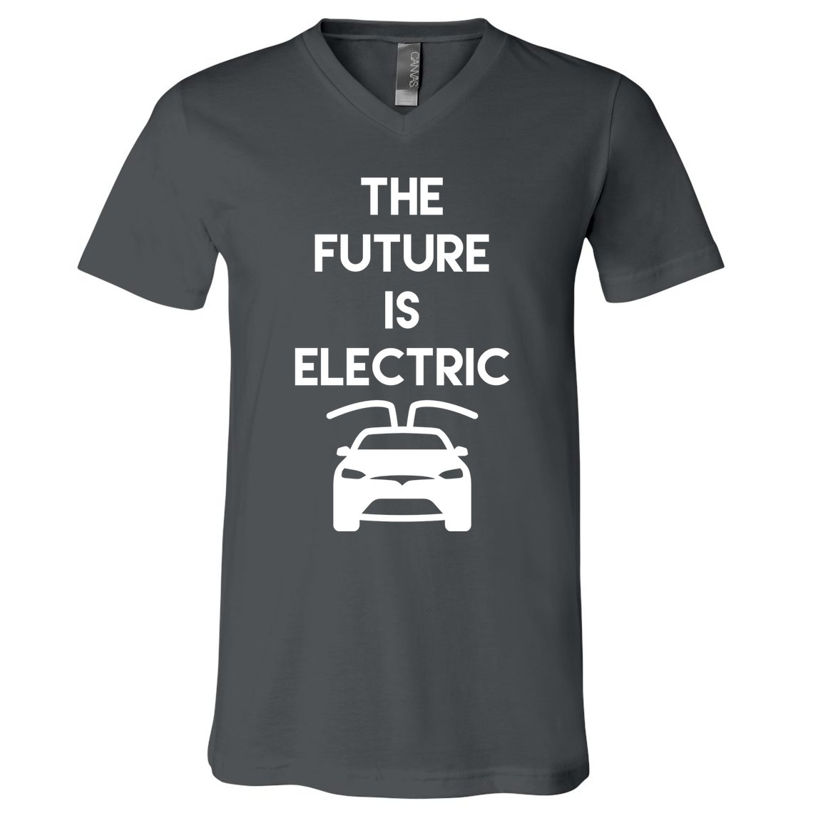 The Future Is Electric Car V-Neck T-Shirt