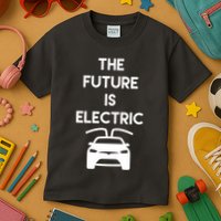 The Future Is Electric Car Kids T-Shirt