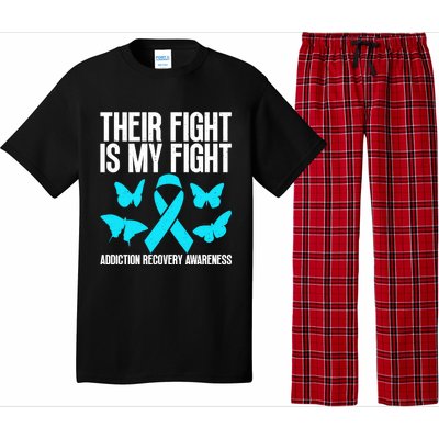 Their Fight Is My Fight Addiction Recovery Matters For Gift Pajama Set