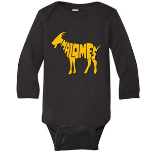 The Farm I Love Goats & Chickens Baby Long Sleeve Bodysuit