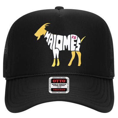 The Farm I Love Goats & Chickens High Crown Mesh Back Trucker Hat