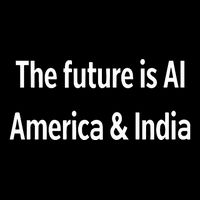 The Future Is Ai America And India Button