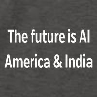 The Future Is Ai America And India Vector Backpack