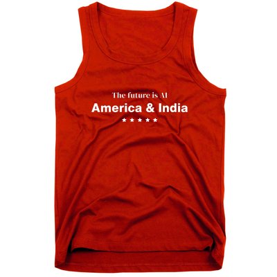 The Future Is Ai America And India Tank Top