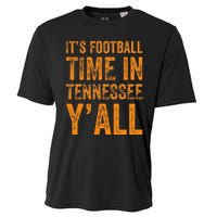 Tennessee Football ItS Football Time In Tennessee Yall Vol Cooling Performance Crew T-Shirt