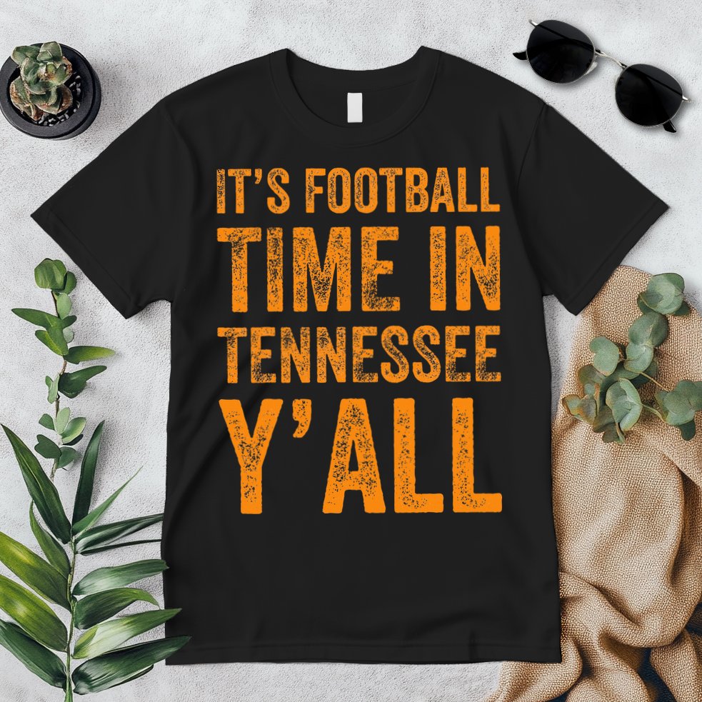 Tennessee Football ItS Football Time In Tennessee Yall Vol Premium T-Shirt