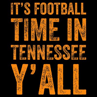 Tennessee Football ItS Football Time In Tennessee Yall Vol T-Shirt