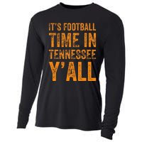 Tennessee Football ItS Football Time In Tennessee Yall Vol Cooling Performance Long Sleeve Crew