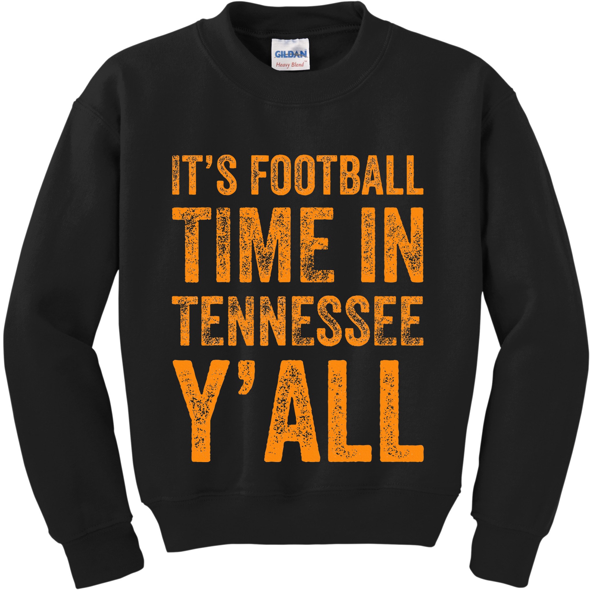 Tennessee Football ItS Football Time In Tennessee Yall Vol Kids Sweatshirt