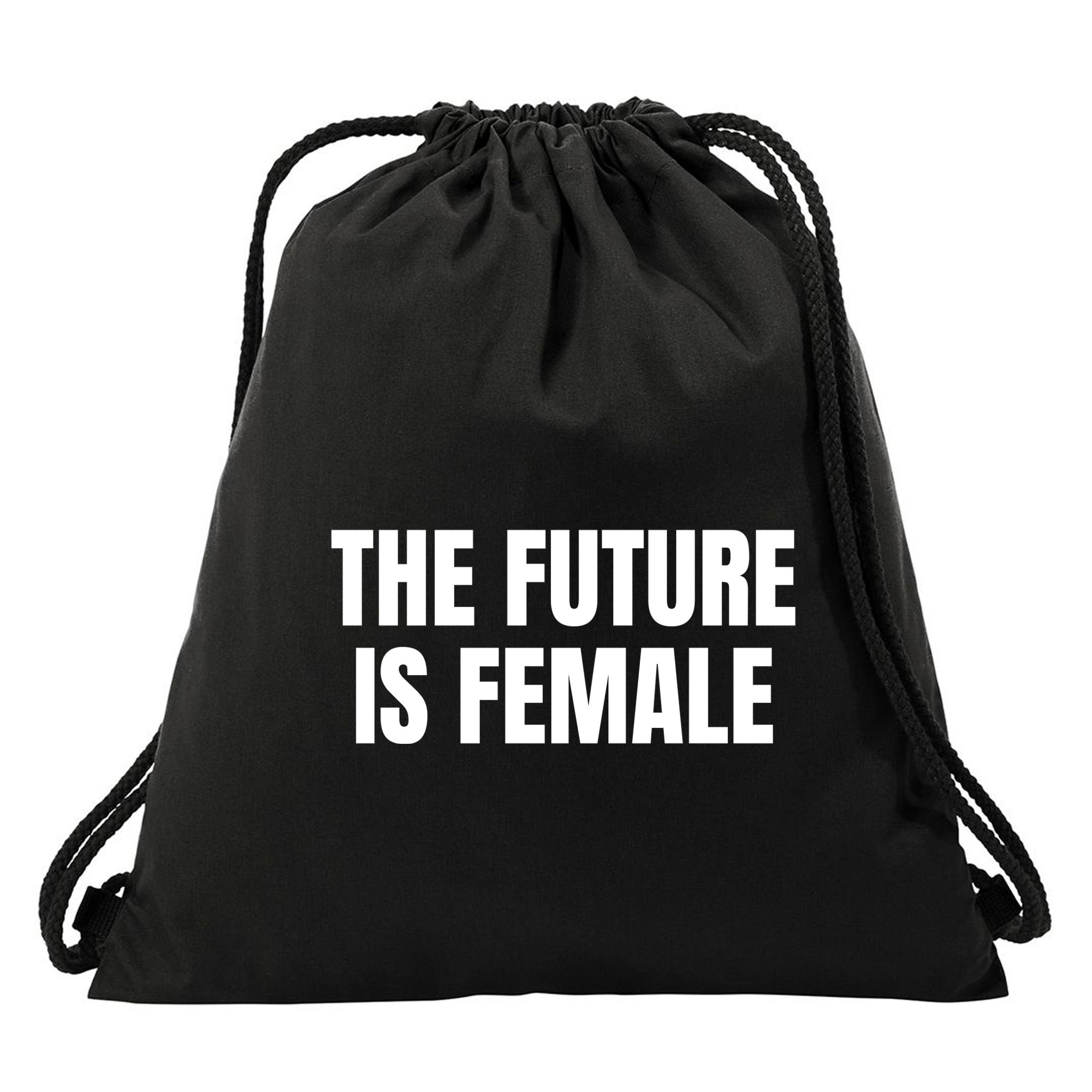 The Future Is Female Drawstring Bag