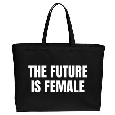 The Future Is Female Cotton Canvas Jumbo Tote