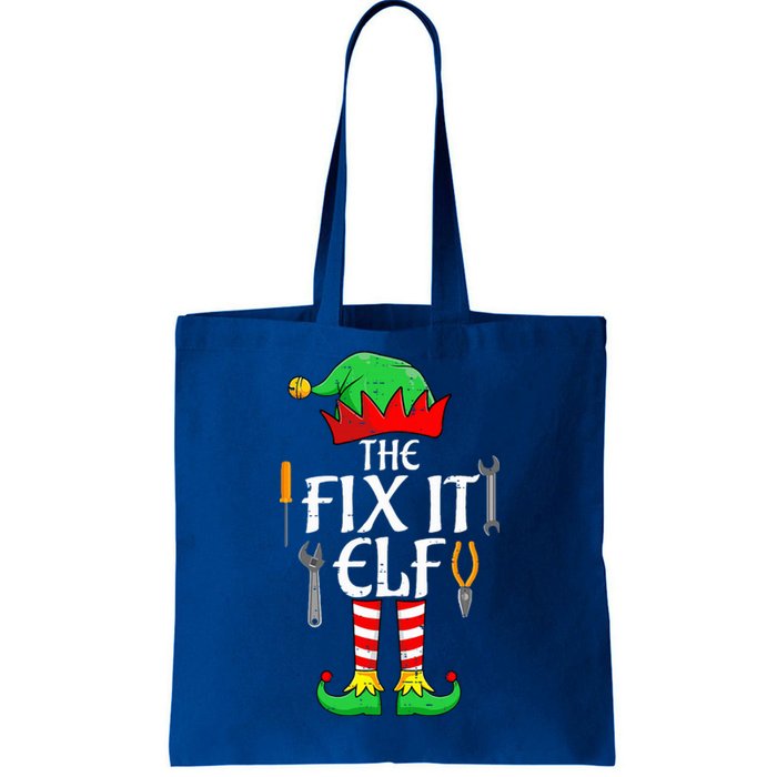 The Fix It Elf Christmas Family Matching Tote Bag