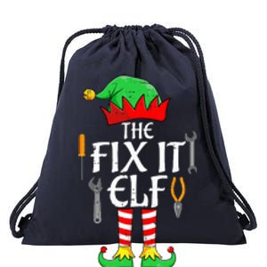 The Fix It Elf Christmas Family Matching Drawstring Bag