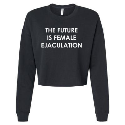 The Future Is Female Ejaculation Cropped Pullover Crew