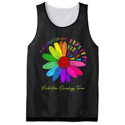 They Fight I Fight. Oncology Team. Radiation Oncology Nurse Mesh Reversible Basketball Jersey Tank