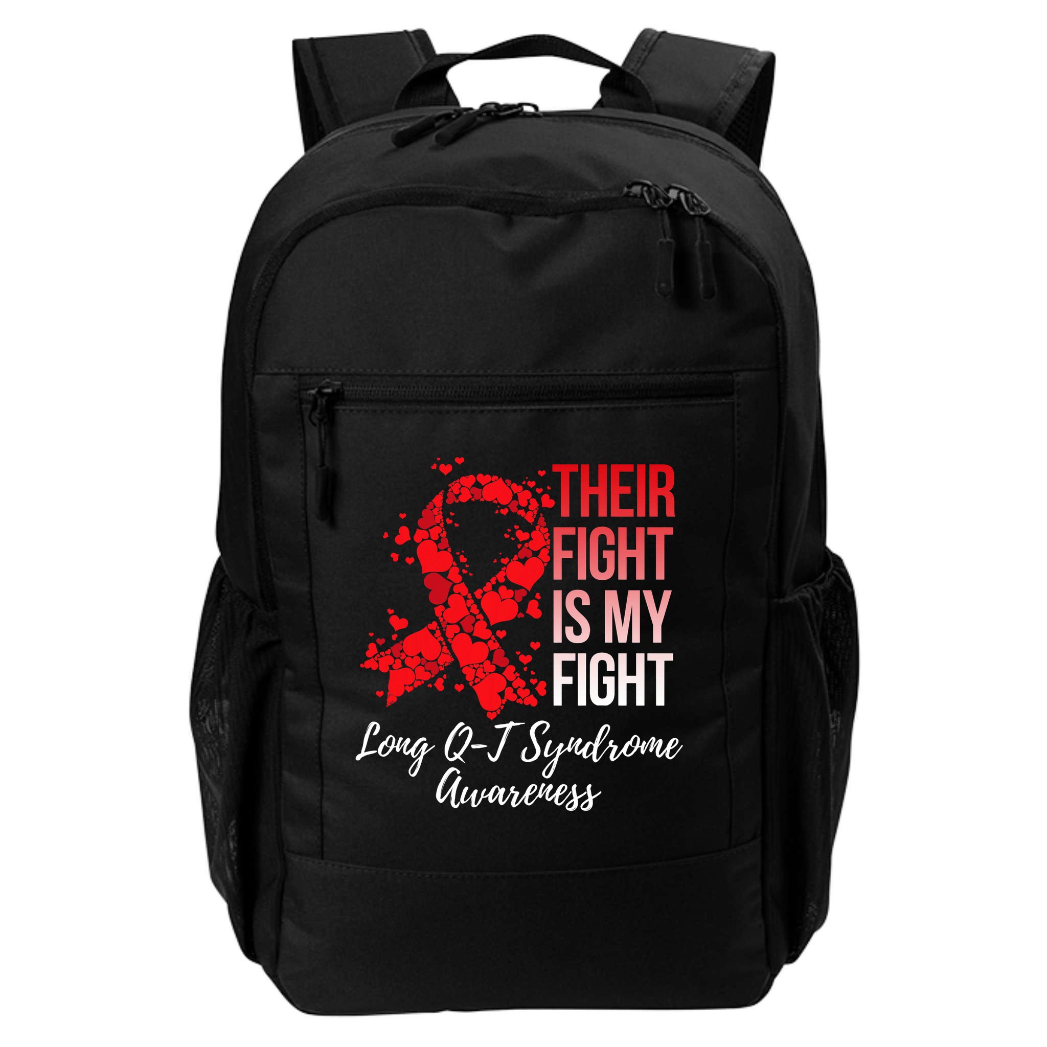 Their Fight Is My Fight Long Qt Syndrome Awareness Backpack