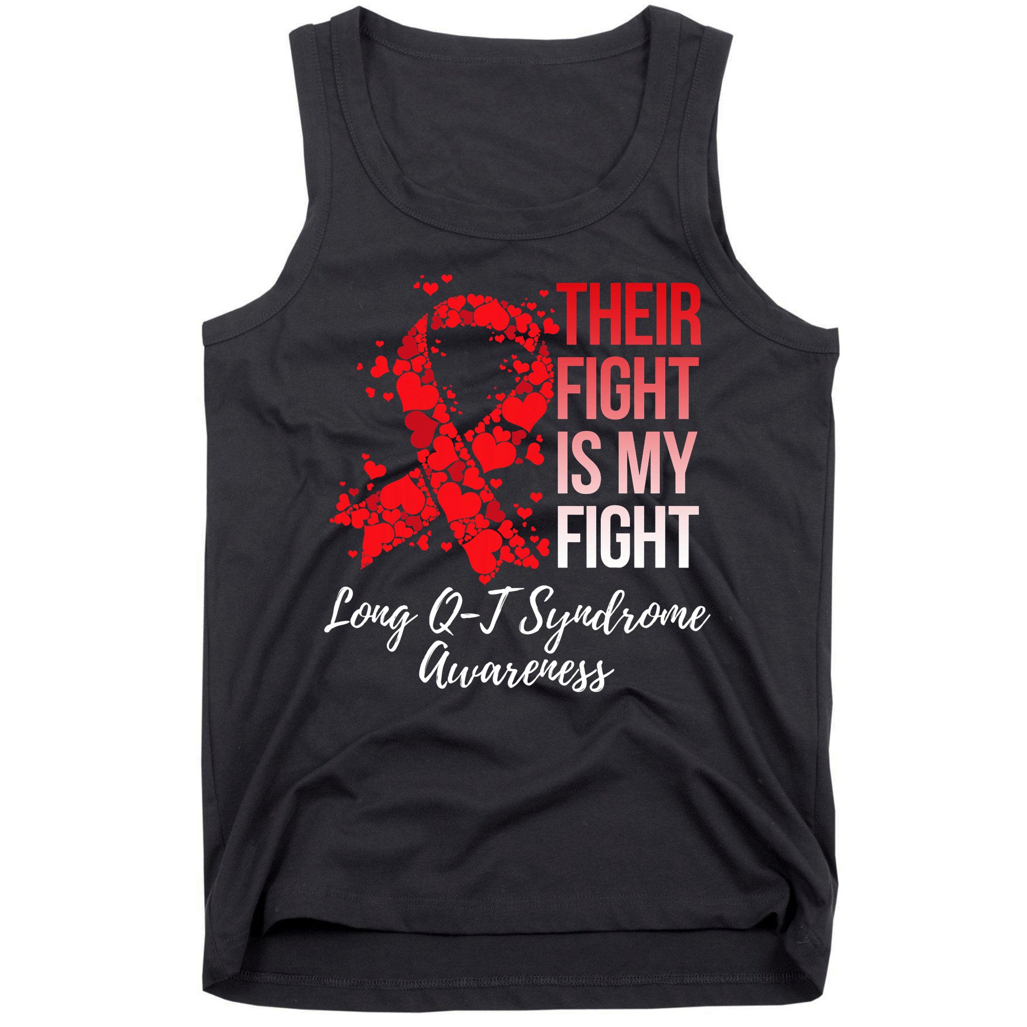 Their Fight Is My Fight Long Qt Syndrome Awareness Tank Top