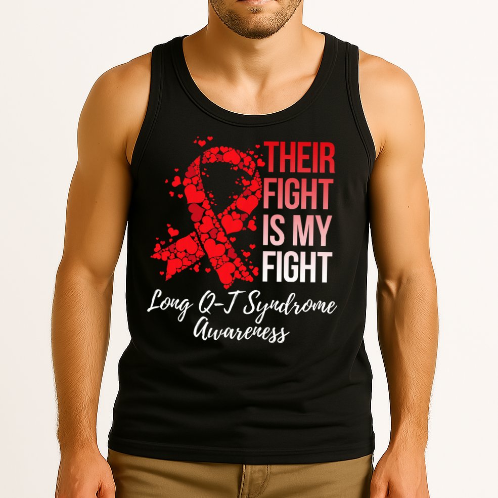 Their Fight Is My Fight Long Qt Syndrome Awareness Tank Top