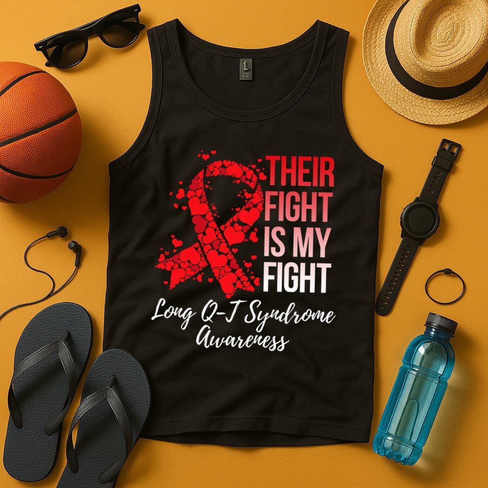 Their Fight Is My Fight Long Qt Syndrome Awareness Tank Top