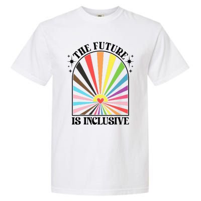 The Future Is Inclusive Lgbt Pride Month Rainbow Garment-Dyed Heavyweight T-Shirt