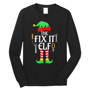 The Fix It Elf Christmas Family Matching Long Sleeve Shirt