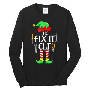 The Fix It Elf Christmas Family Matching Tall Long Sleeve T-Shirt