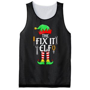 The Fix It Elf Christmas Family Matching Mesh Reversible Basketball Jersey Tank