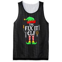 The Fix It Elf Christmas Family Matching Mesh Reversible Basketball Jersey Tank