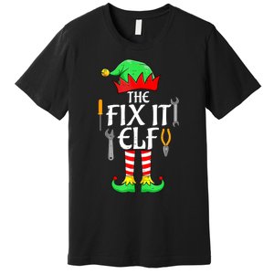 The Fix It Elf Christmas Family Matching Premium T-Shirt