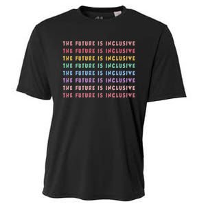 The Future Is Inclusive Special Education Teacher Cooling Performance Crew T-Shirt