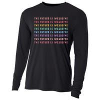 The Future Is Inclusive Special Education Teacher Cooling Performance Long Sleeve Crew