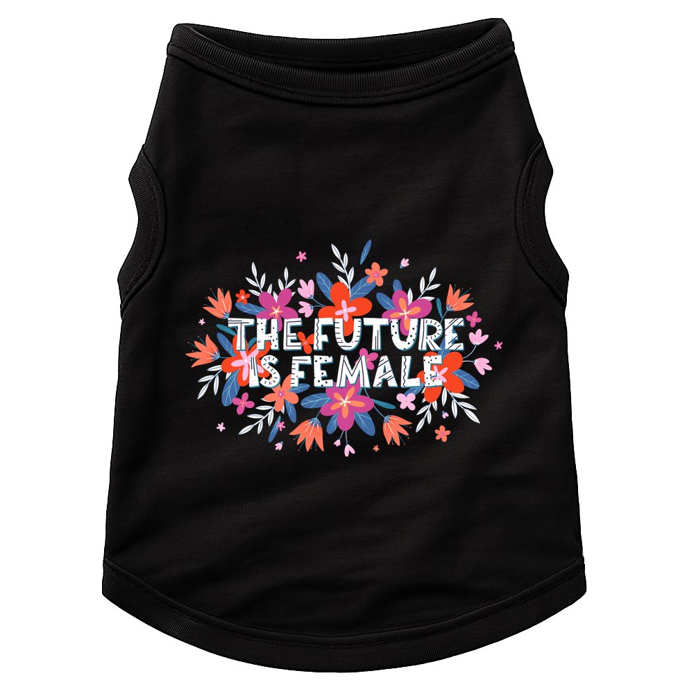 The Future Is Female Celebrating Womens Day March 8 Doggie Tank