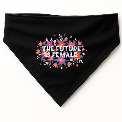 The Future Is Female Celebrating Womens Day March 8 USA-Made Doggie Bandana