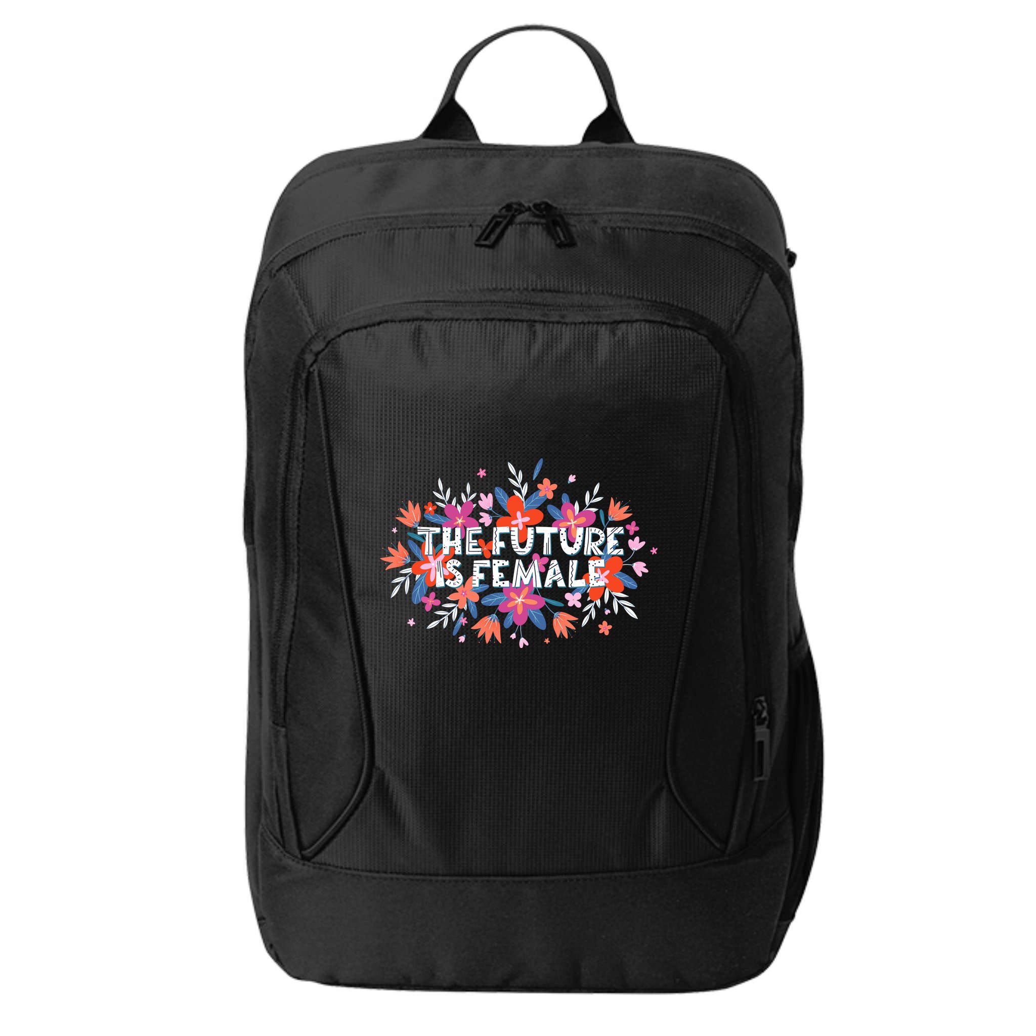 The Future Is Female Celebrating Womens Day March 8 City Backpack