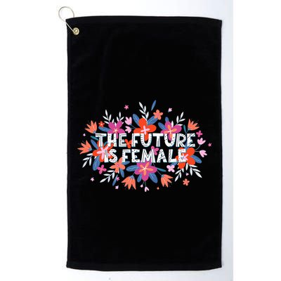 The Future Is Female Celebrating Womens Day March 8 Golf Towel