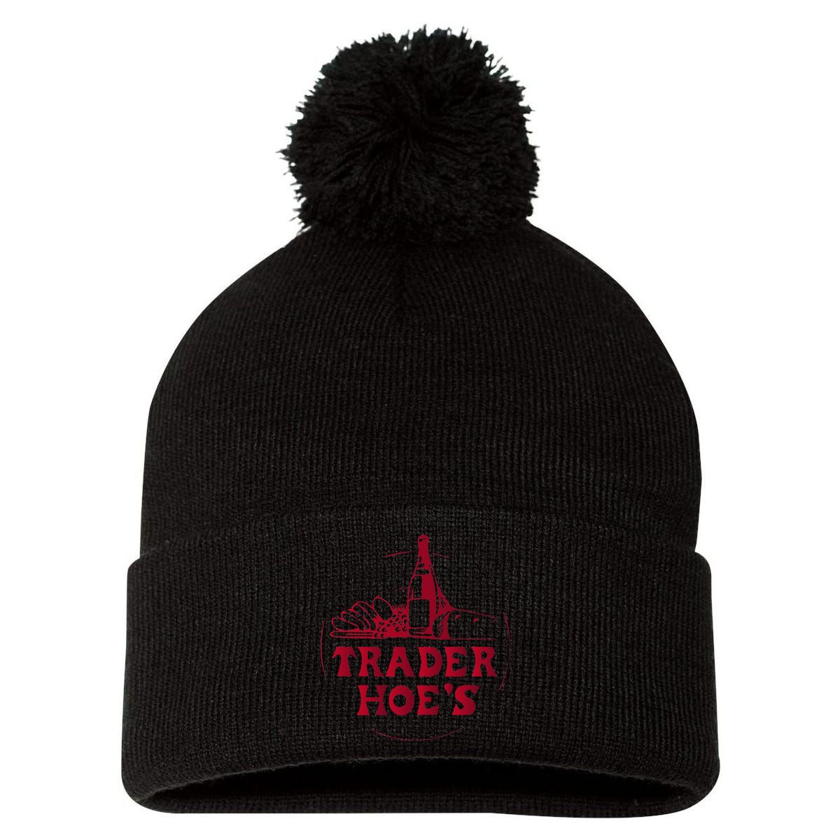 Trader Fun; Joe's Fun; Silly; Weird; Wild Pom Pom 12in Knit Beanie