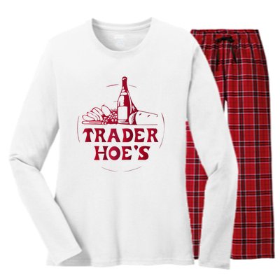 Trader Fun; Joe's Fun; Silly; Weird; Wild Raglan Baseball  Women's Long Sleeve Flannel Pajama Set 