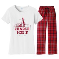 Trader Fun; Joe's Fun; Silly; Weird; Wild Raglan Baseball  Women's Flannel Pajama Set