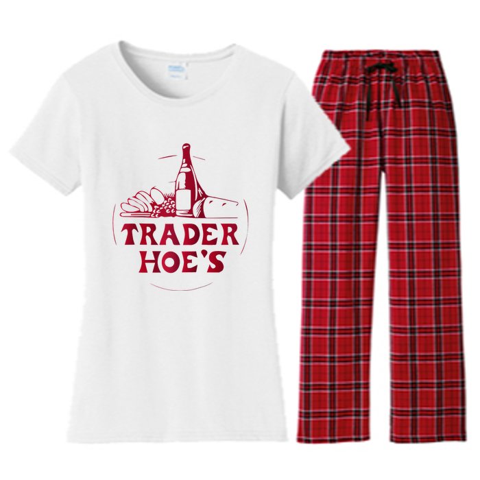 Trader Fun; Joe's Fun; Silly; Weird; Wild Raglan Baseball  Women's Flannel Pajama Set