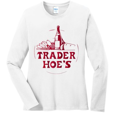 Trader Fun; Joe's Fun; Silly; Weird; Wild Raglan Baseball  Ladies Long Sleeve Shirt