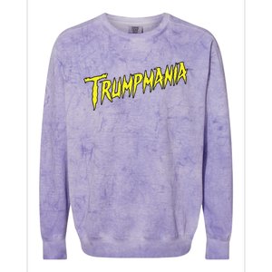 Trumpmania Funny Joke Humour Design Colorblast Crewneck Sweatshirt