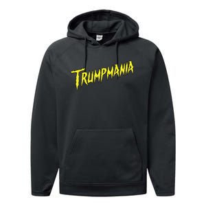 Trumpmania Funny Joke Humour Design Performance Fleece Hoodie