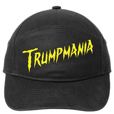 Trumpmania Funny Joke Humour Design 7-Panel Snapback Hat