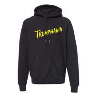 Trumpmania Funny Joke Humour Design Premium Hoodie