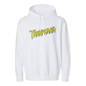 Trumpmania Funny Joke Humour Design Garment-Dyed Fleece Hoodie