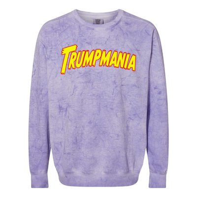 Trumpmania Funny Joke Humour Design Premium Colorblast Crewneck Sweatshirt