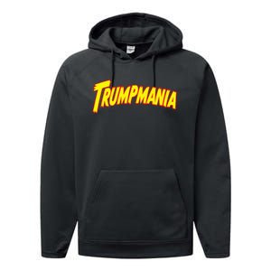 Trumpmania Funny Joke Humour Design Premium Performance Fleece Hoodie