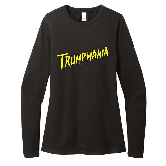 Trumpmania Funny Joke Humour Design Womens CVC Long Sleeve Shirt