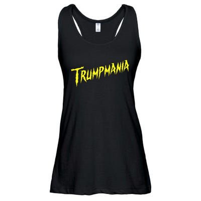 Trumpmania Funny Joke Humour Design Ladies Essential Flowy Tank