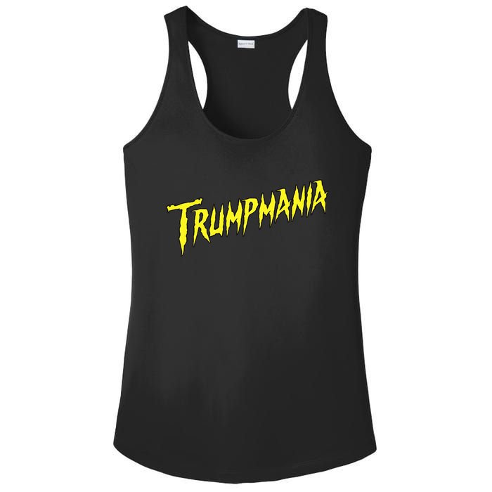 Trumpmania Funny Joke Humour Design Ladies PosiCharge Competitor Racerback Tank